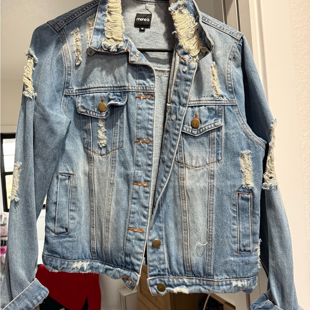 Mono B Light Blue Denim Jacket